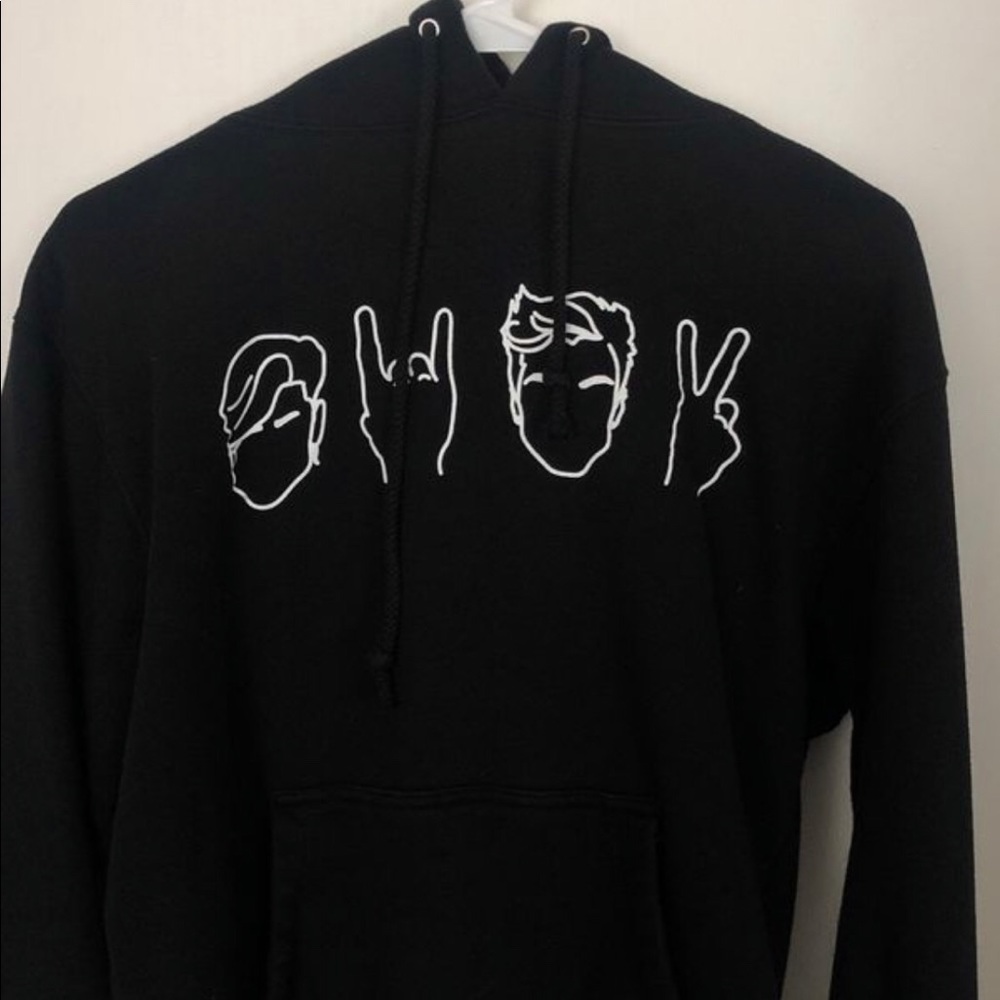Black Dolan Twins Hoodie